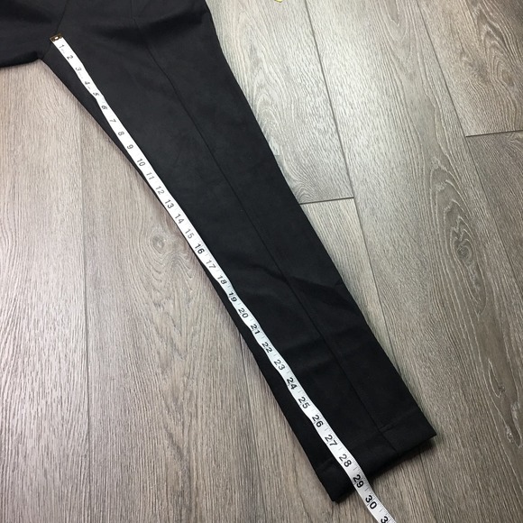 NWT Andrew Marc Pull On Trouser Skinny Pants Stretch Waistband Black Small - Picture 7 of 8